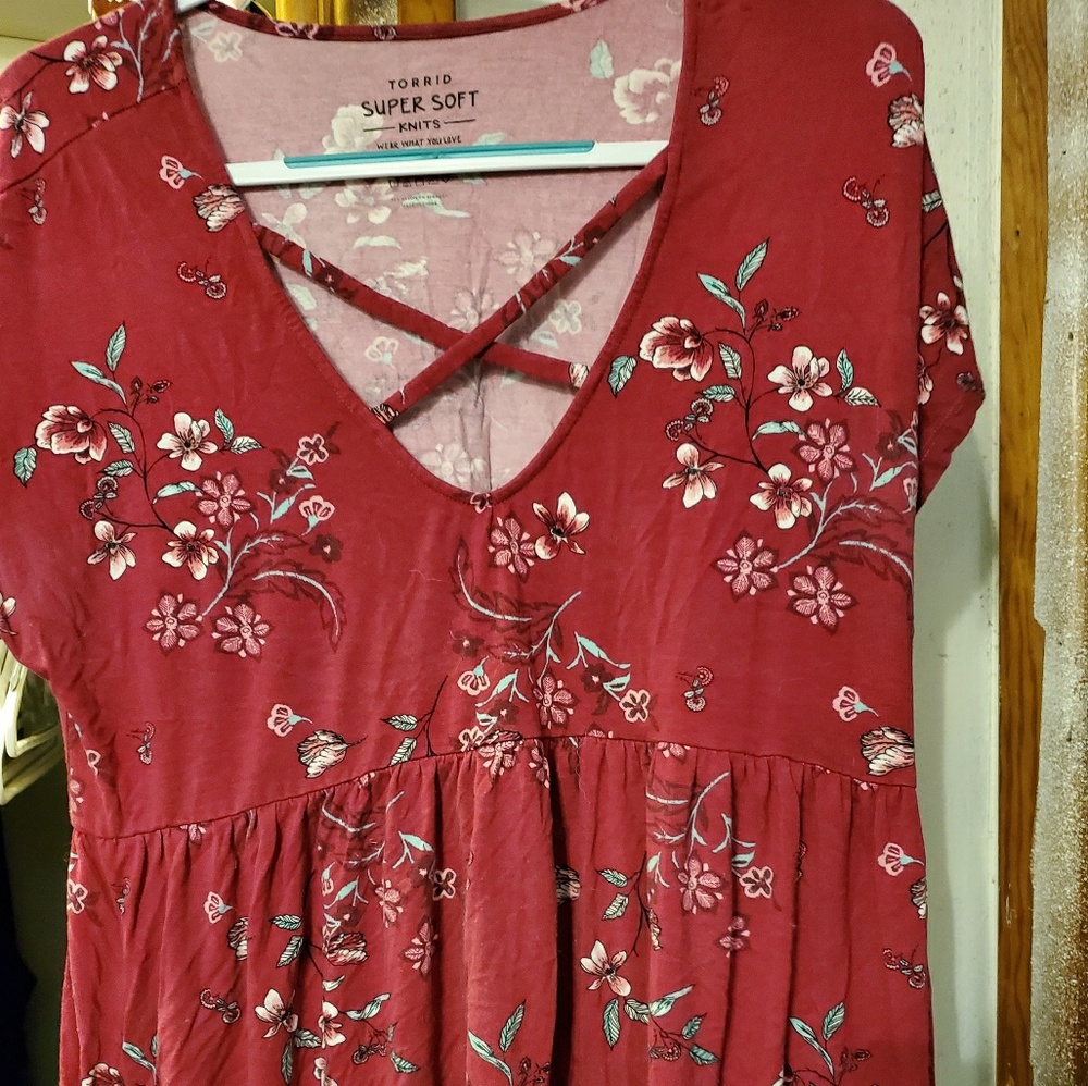 Torrid baby doll tunic